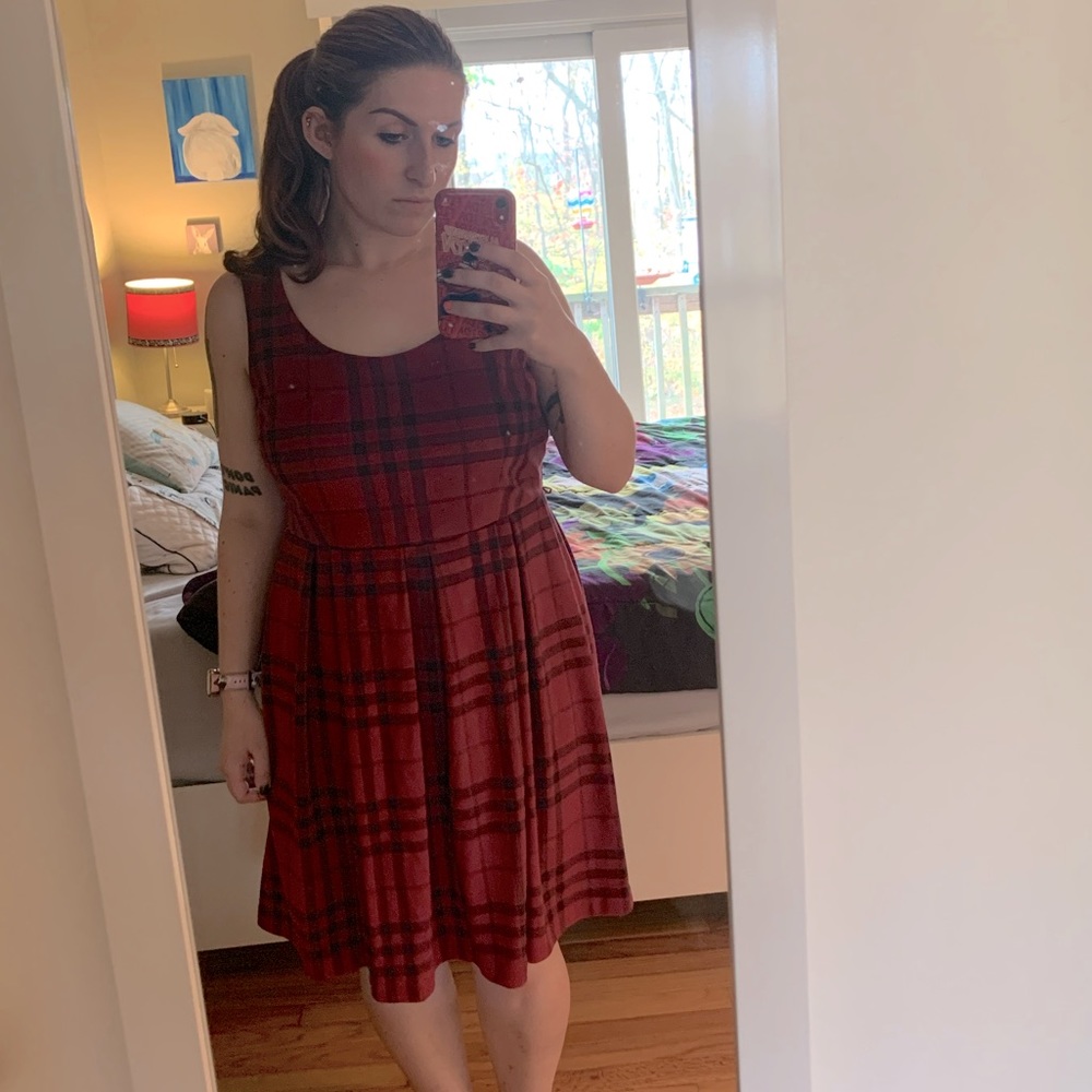 Torrid A-line plaid dress